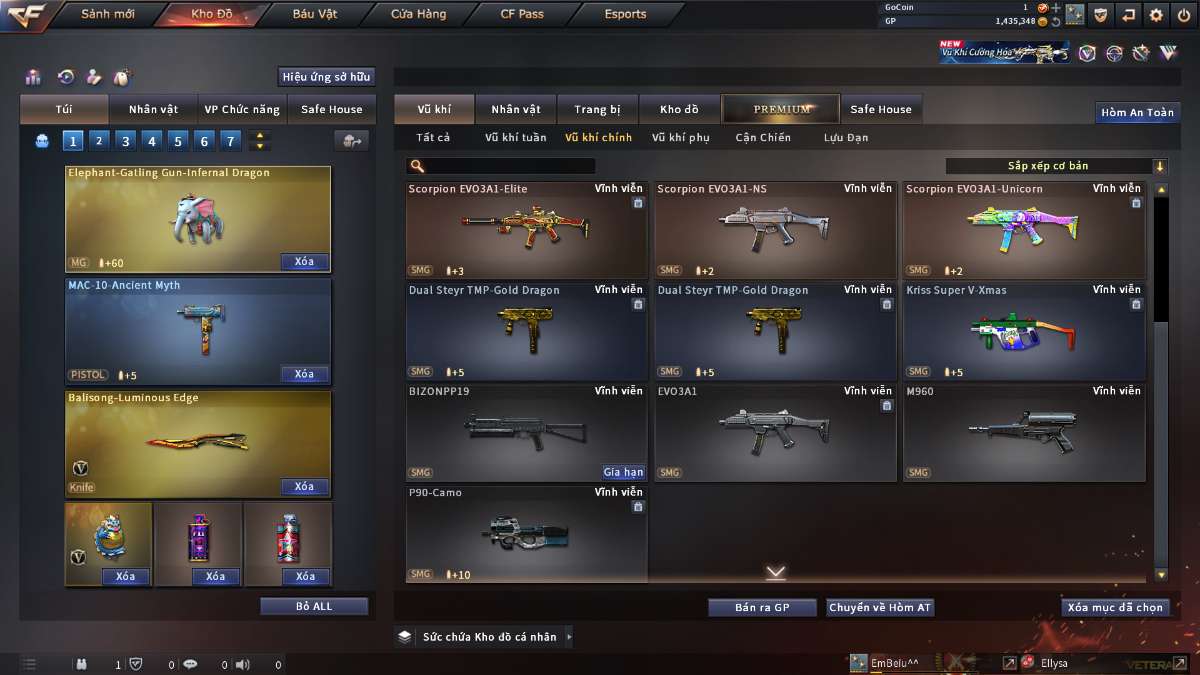 shop acc cf uy tin gia re